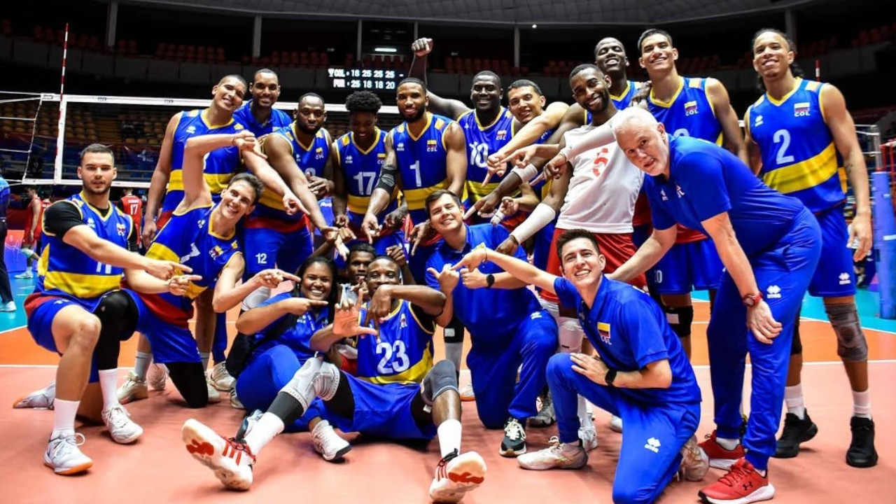 Colombia enfrenta a Chile en los cuartos de final de la Copa Panamericana de Voleibol