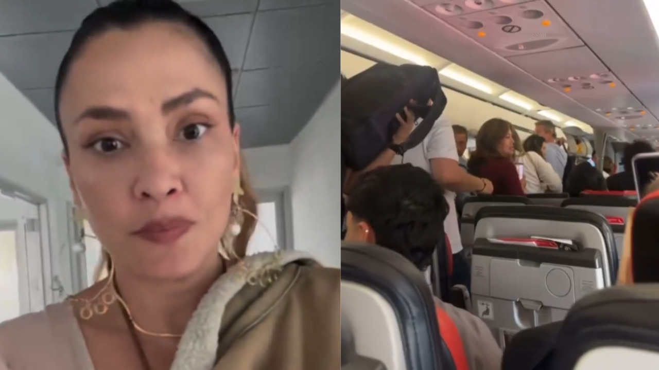 Un vuelo con destino a Bogotá fue evacuado tras las amenazas de un pasajero; Katherine Porto fue testigo del incidente: "Nos amenaza y estamos encerrados" 
