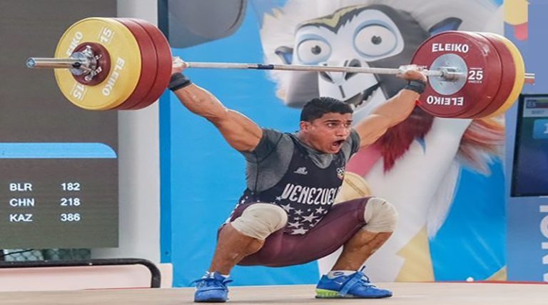 Venezuela cerró con 16 medallas de oro en Suramericano de pesas en Ecuador