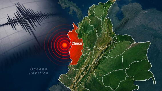 Sismo de magnitud 4.1 sacudió al departamento del Chocó